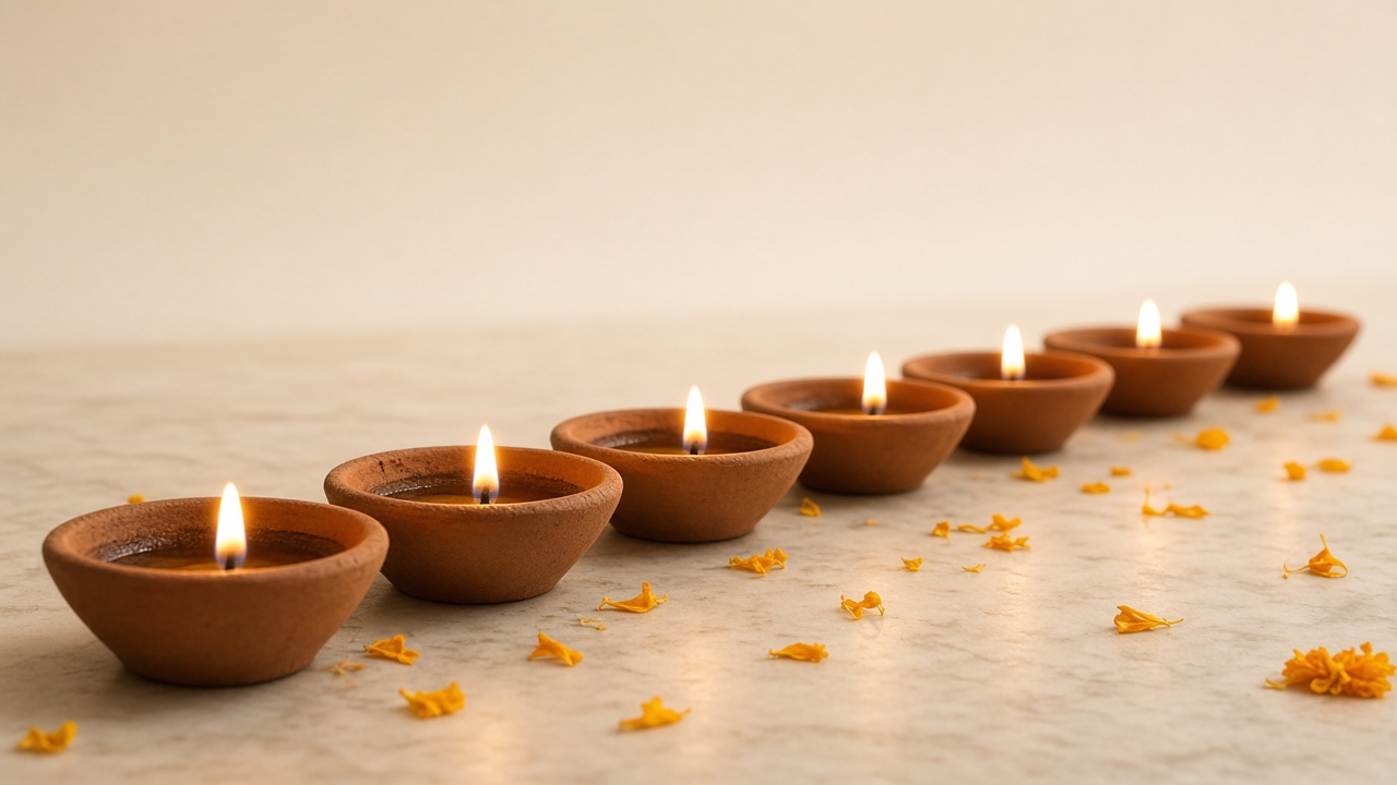 Namkaran sanskar at the house in Bengaluru